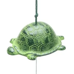 MIYA Company Wind Chime Turtle Green 1-1/2" Best